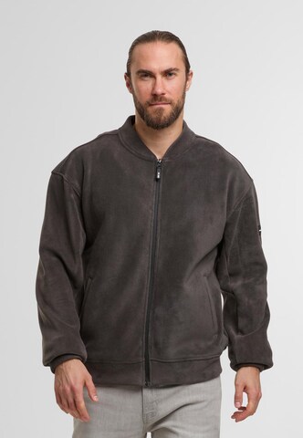 Veste mi-saison 'Quote' INDICODE JEANS en marron