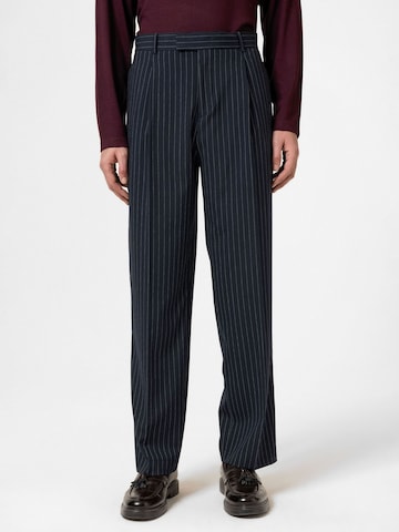 regular Pantaloni con pieghe 'Eurico' di Antioch in blu: frontale
