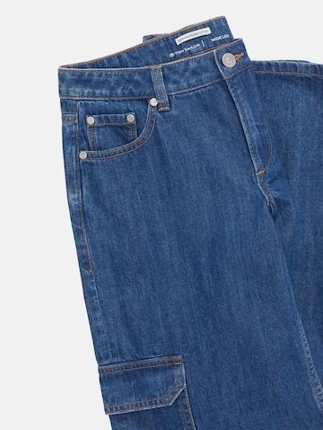 TOM TAILOR Szeroka nogawka Jeansy w kolorze niebieski