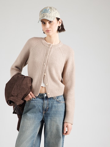 Abercrombie & Fitch Kardigán - Hnedá: predná strana