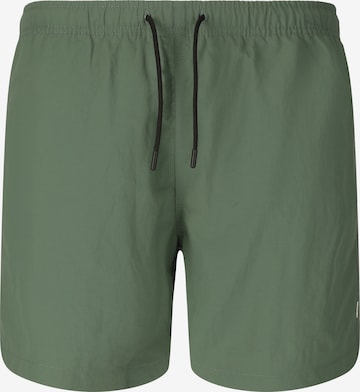 NOU Boardshorts 'Eyemouth V2' in Grün: Vorderseite