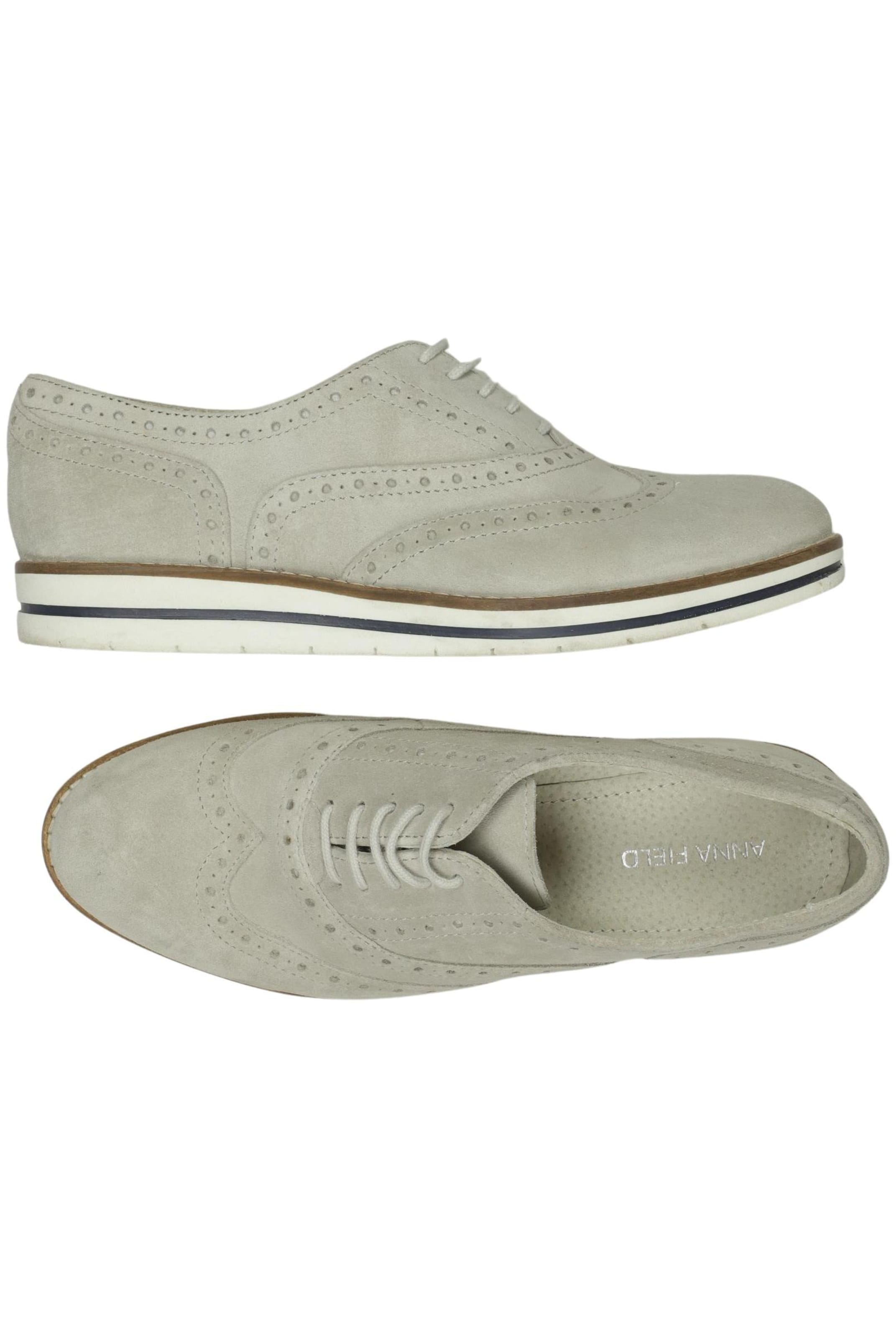 Anna Field Flats & Loafers in 36 in Grey: front