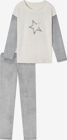 SCHIESSER Pajamas in Grey: front