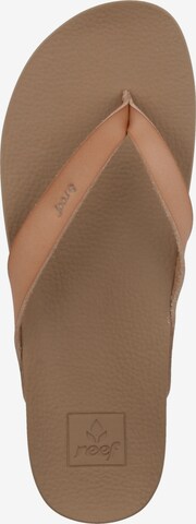 REEF T-Bar Sandals 'Cushion' in Brown