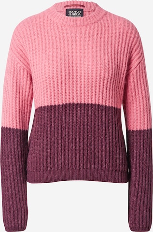 SCOTCH & SODA Sweter w kolorze fioletowy: przód