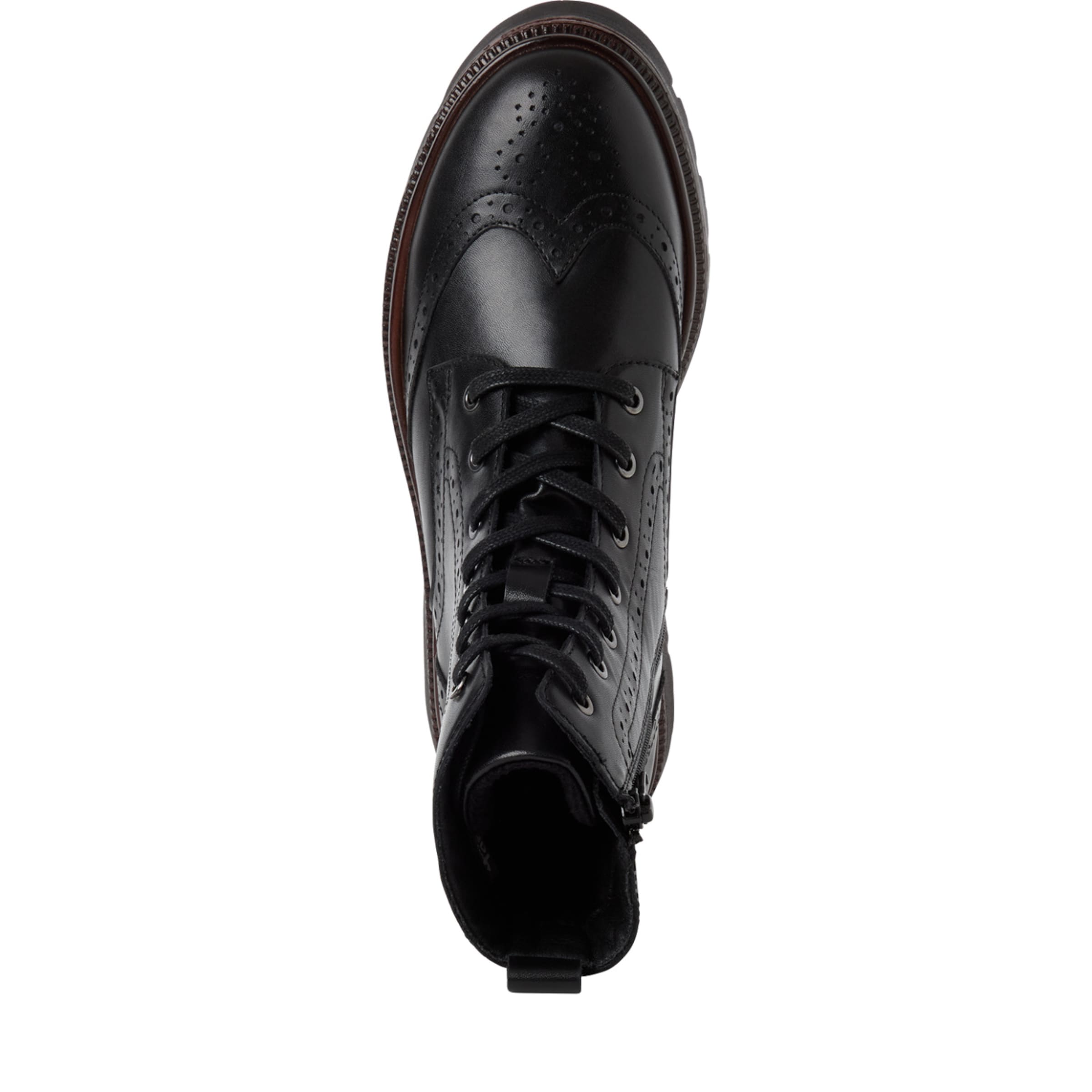 Tamaris - Botines con cordones en negro