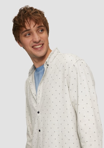 QS Regular Fit Hemd in Beige