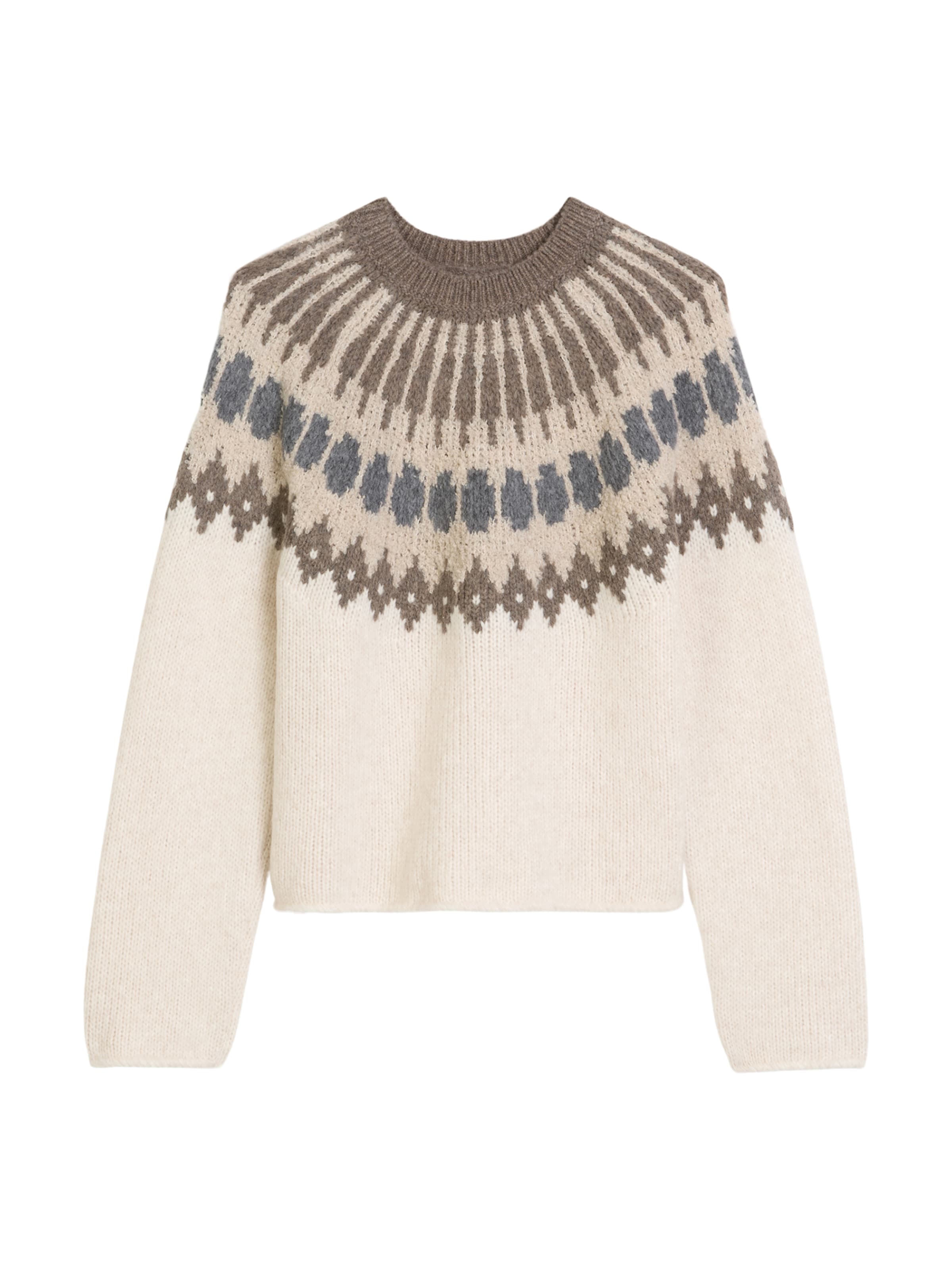 Pull-over Marc O'Polo en beige : devant
