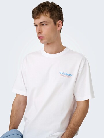 Only & Sons Póló 'ONSFRED NADAL' - fehér