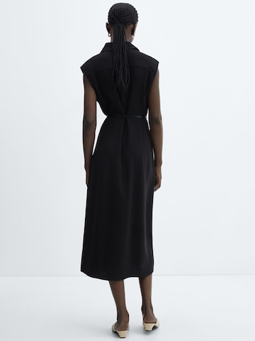 MANGO Košilové šaty 'CASINO' – černá