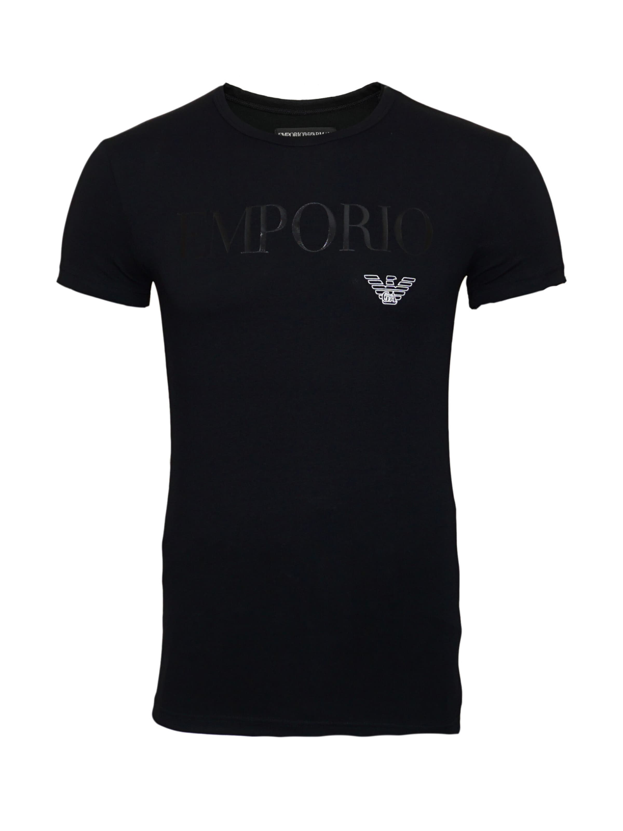 Emporio Armani Shirt in Zwart: voorkant