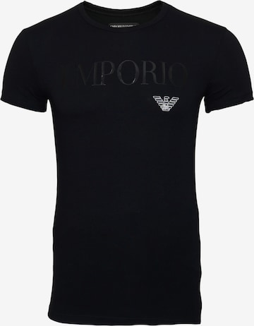 Maglietta di Emporio Armani in nero: frontale