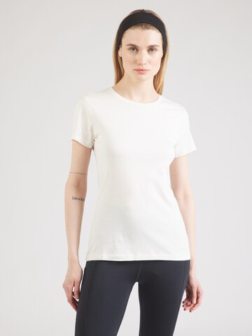 4F Performance shirt in White: front