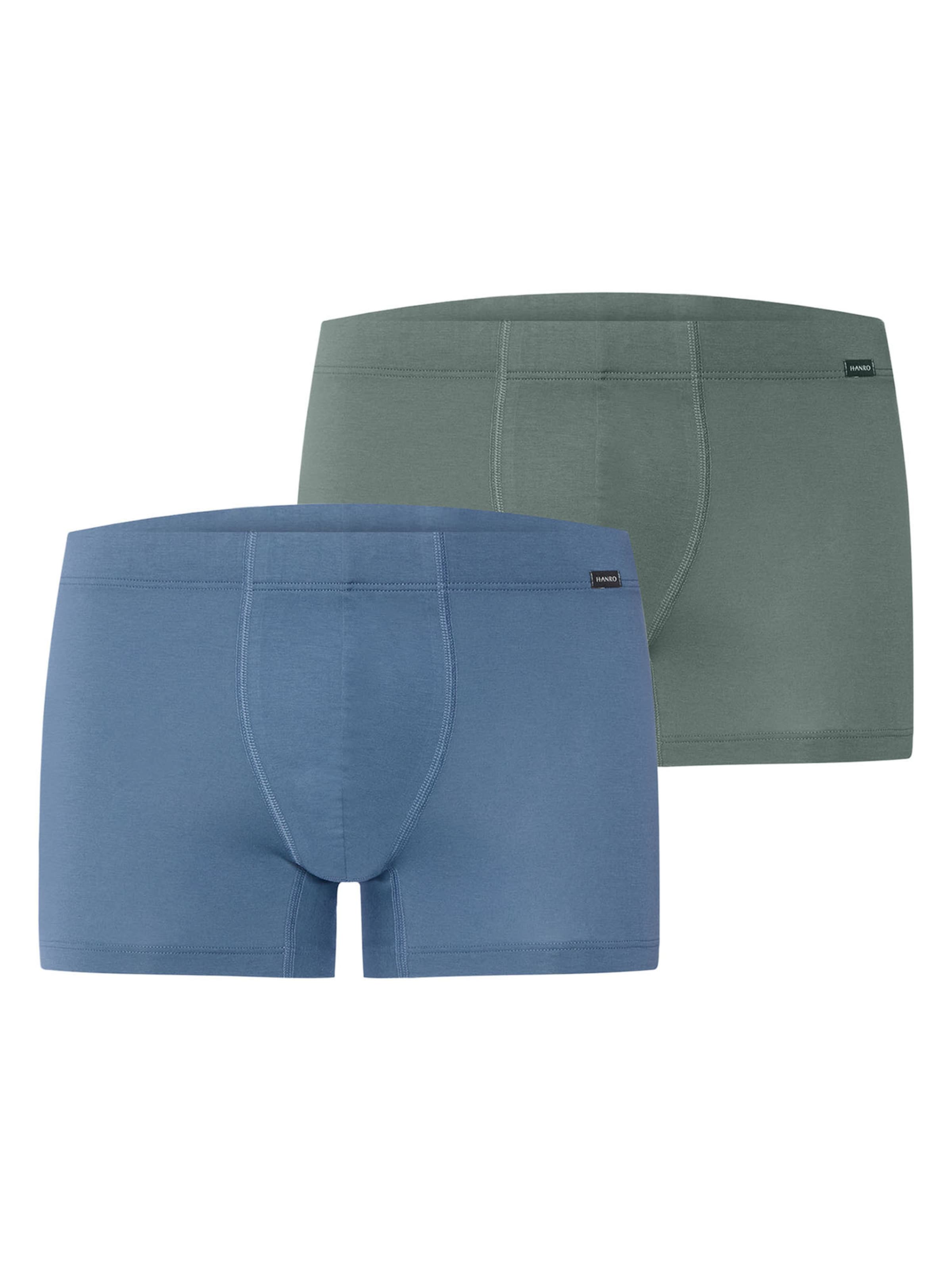 Hanro Boxershorts ' Cotton Essentials ' in Blauw: voorkant