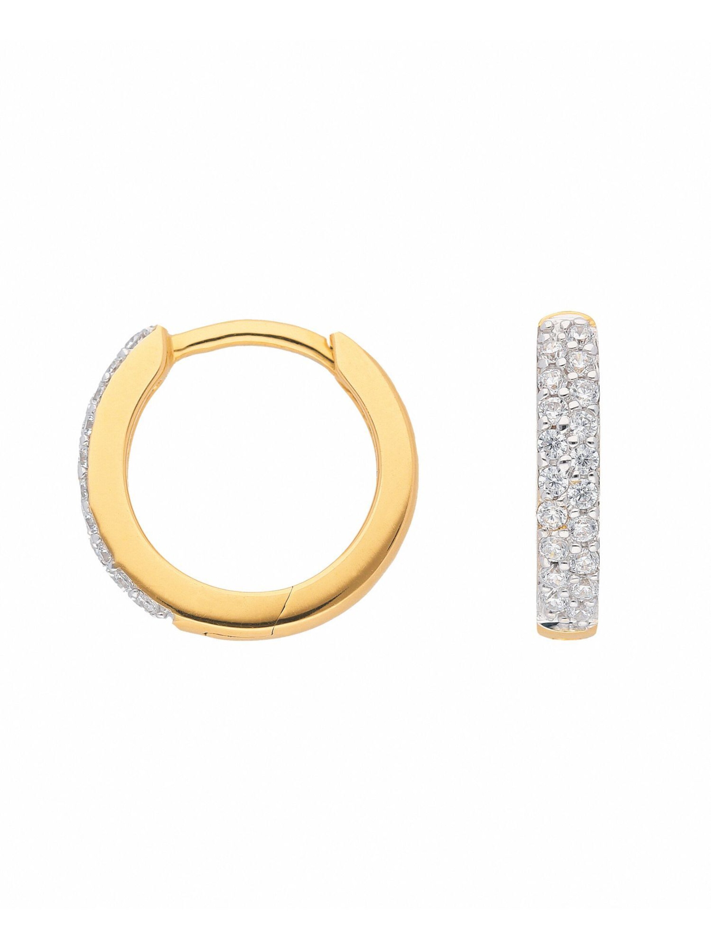 Adelia´s Earrings in Gold: front