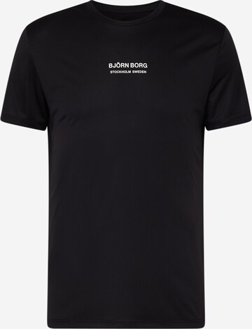 BJÖRN BORG Funkční tričko – černá: přední strana