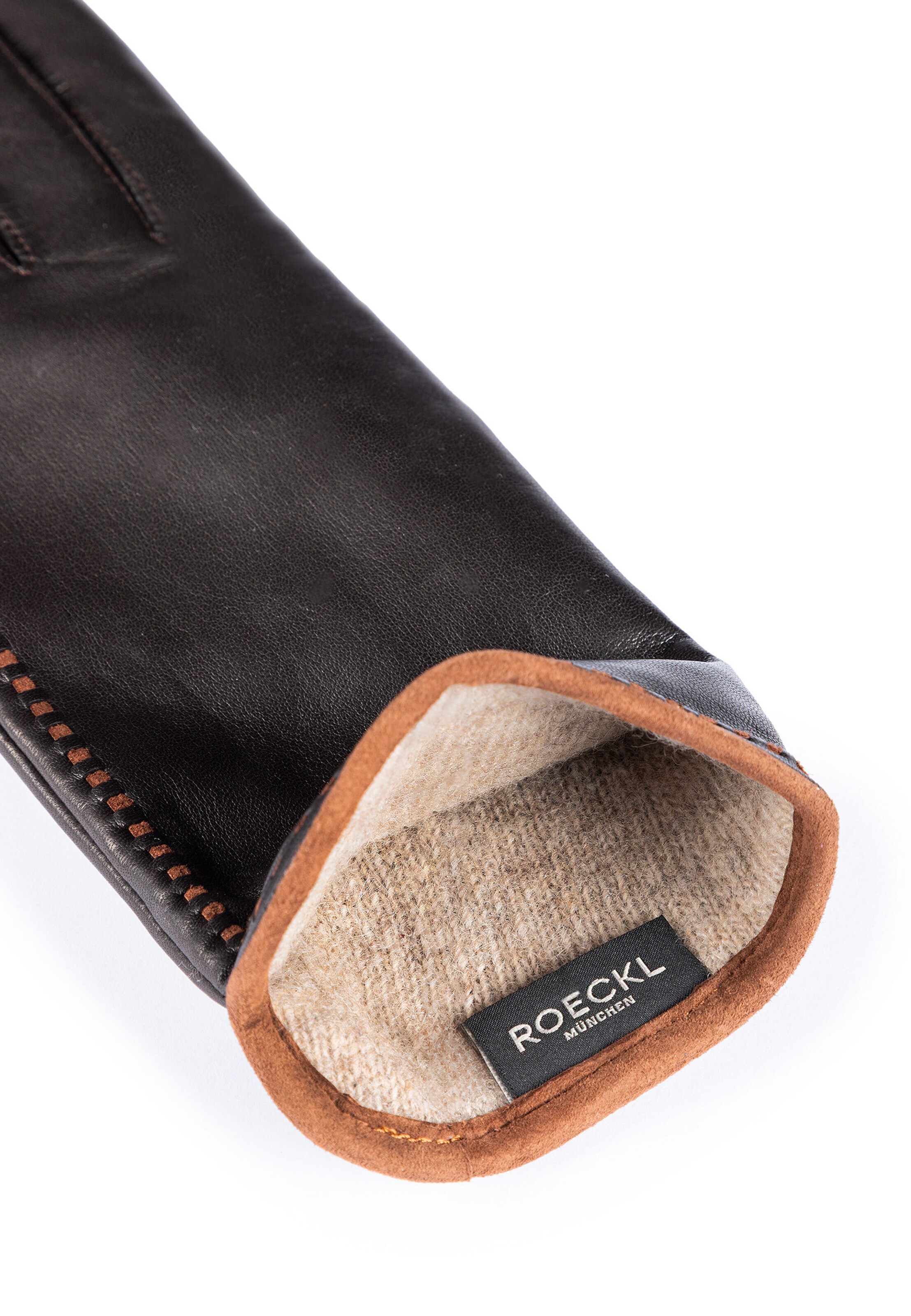 Mezzoguanti 'JEKATERINBURG' di Roeckl in marrone