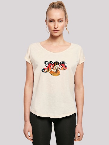 F4NT4STIC Shirt 'Yes Ra Logo' in Beige: front