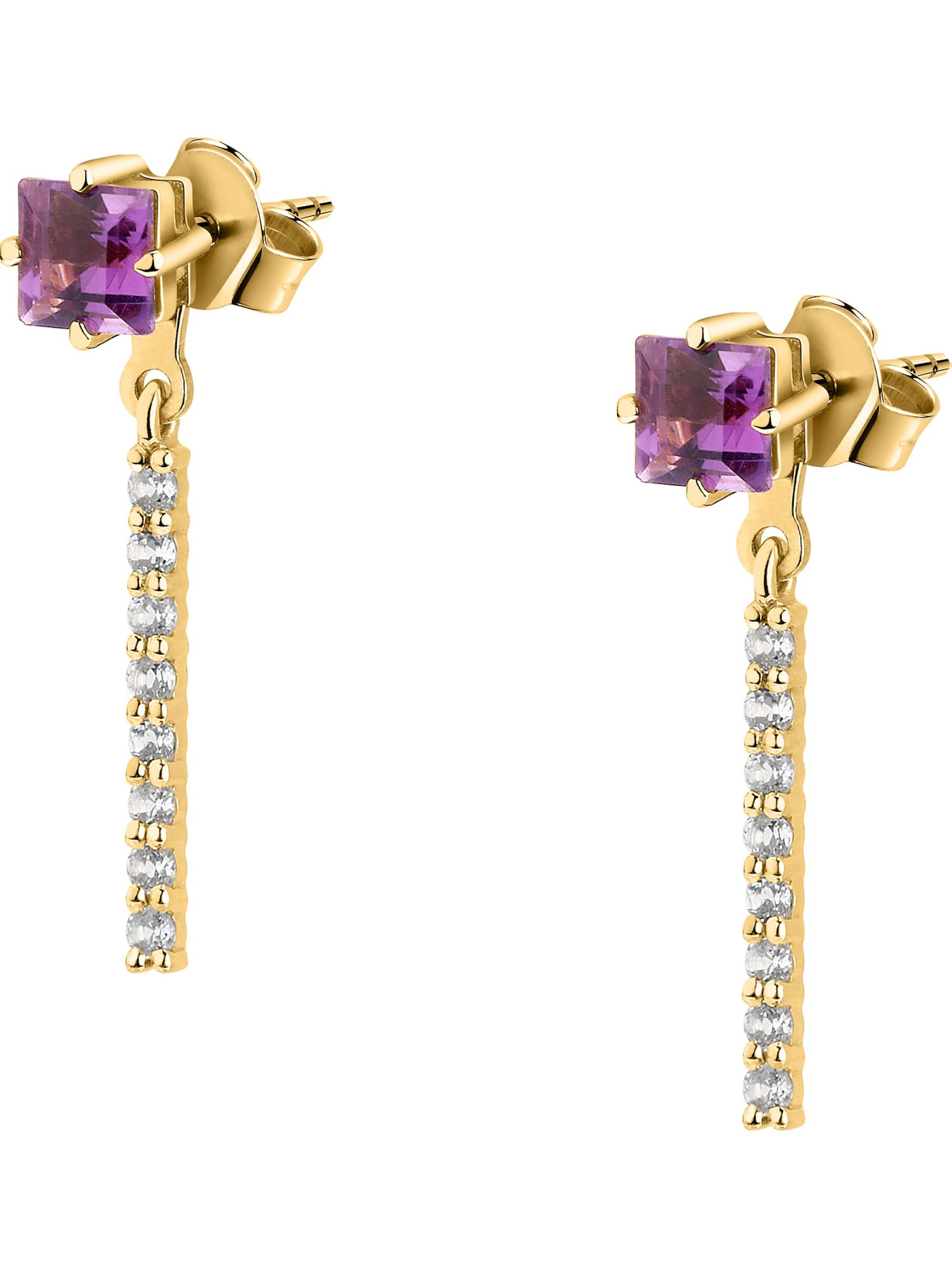 CHRIST Ohrringe in Gold: Vorderseite