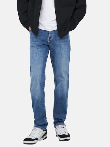 Only & Sons Regular Jeans in Blue: front