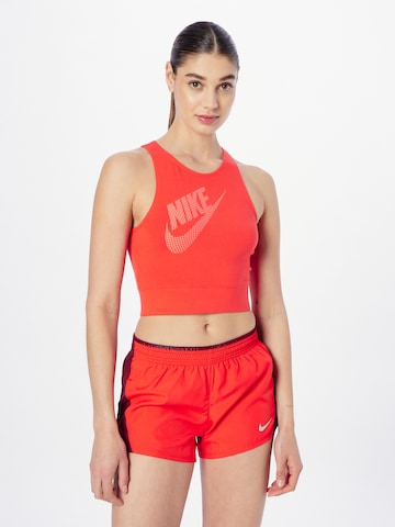 raudona Nike Sportswear Palaidinė be rankovių: priekis