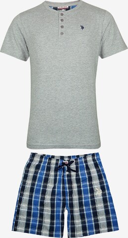 U.S. POLO ASSN. Short Pajamas in Grey: front