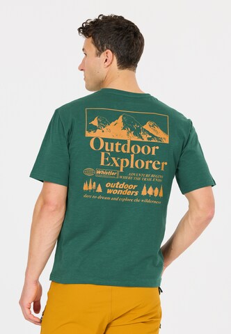 Whistler T-Shirt 'Kunta' in Grün