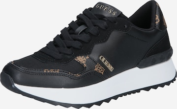 GUESS Sneakers laag 'Vinnna' in Zwart: voorkant