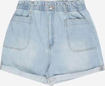 Levi's Kids Regular Jeans 'LVG PAPER BAG POCKET SHORT' in Blauw: voorkant