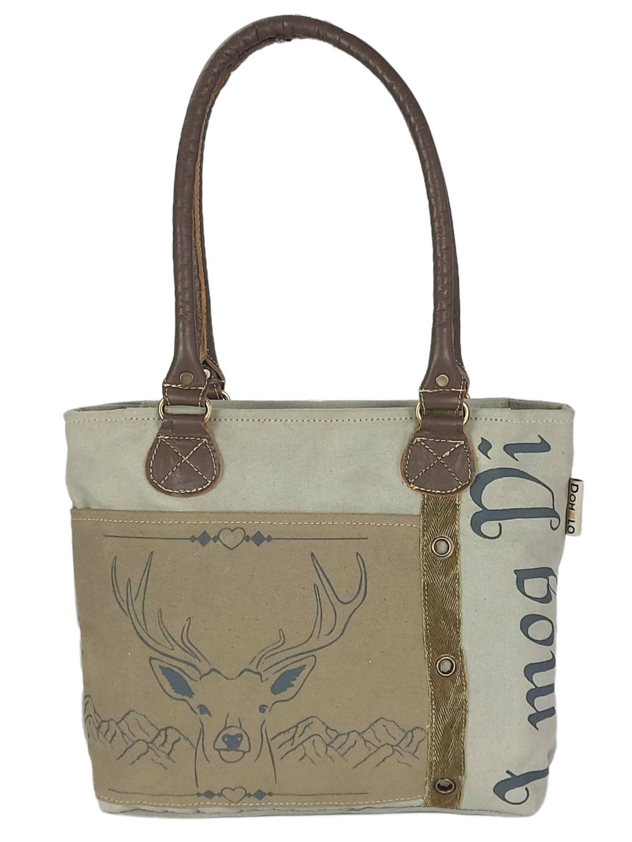 DOMELO Shopper 'Domelo' in Grün: Vorderseite