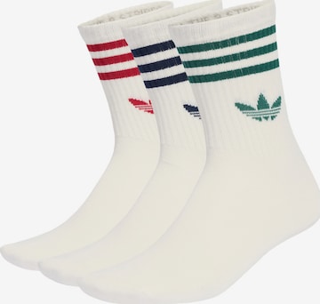 ADIDAS ORIGINALS Socks in White: front