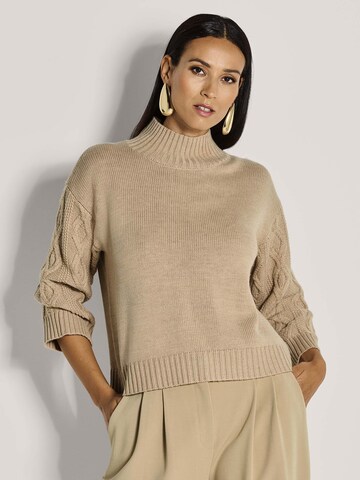 Pull-over MADELEINE en beige : devant