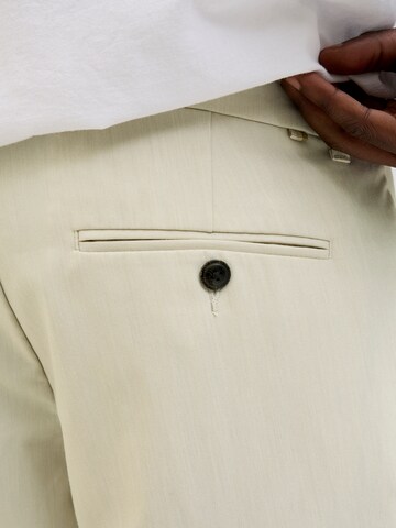 JACK & JONES - regular Pantalón de pinzas 'JPSTAce Leo' en beige