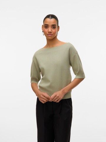 VERO MODA Trui 'JEMMA' in Groen: voorkant