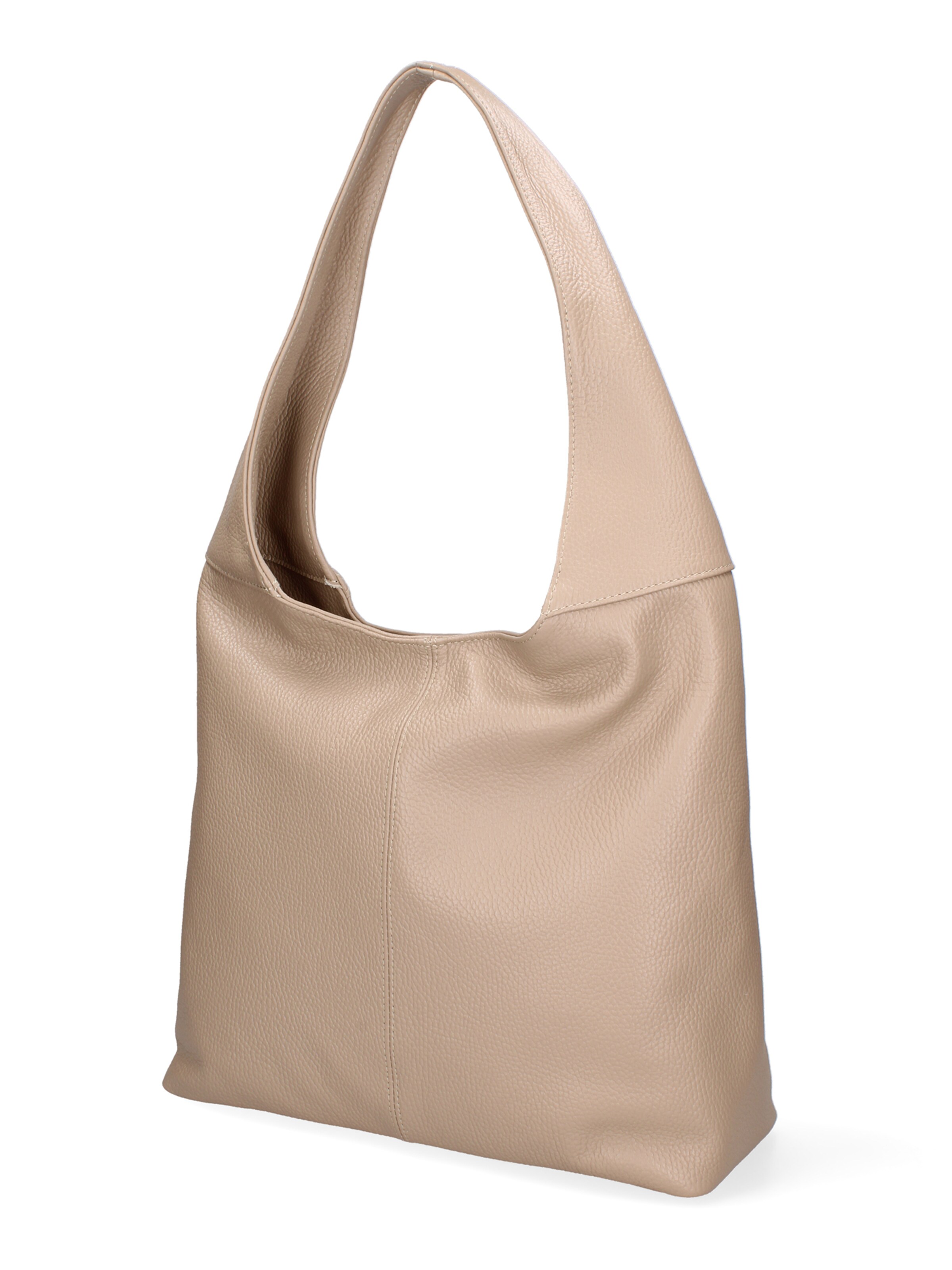 Sac bandoulière Gave Lux en beige : devant