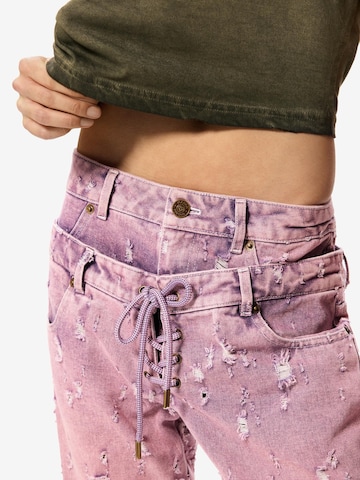 Skinny Jean 'Masha Popova' Desigual en rouge