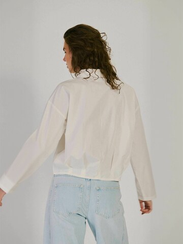 NORR Shirt ' Fraser ' in Wit: terug