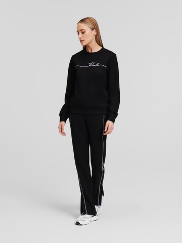 Karl Lagerfeld Regular Hose in Schwarz