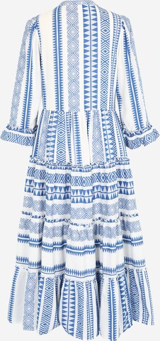 Y.A.S Tall Košeľové šaty 'ANINE' - Modrá