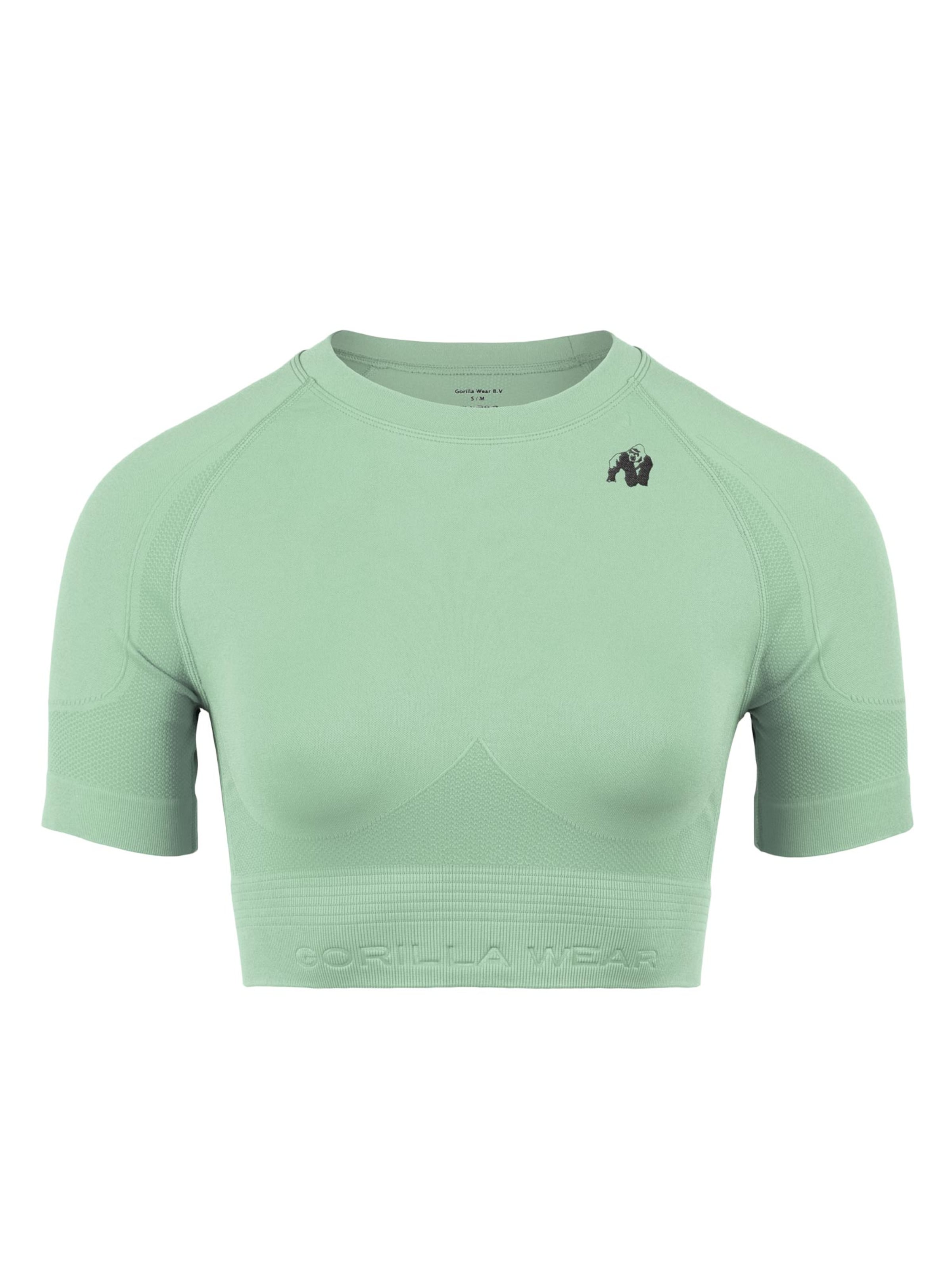 Maglia funzionale 'Whitney' di Gorilla Wear in verde: frontale