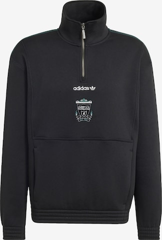 ADIDAS PERFORMANCESweater majica 'Liverpool FC EQT' - crna boja: prednji dio