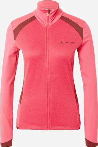 VAUDE Athletic Jacket in Pink: front