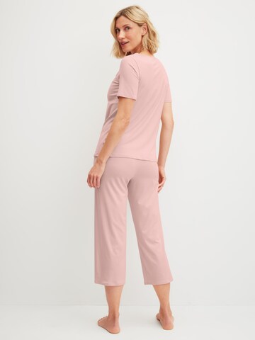 CALIDA Pajama 'Elegant Dreams' in Pink
