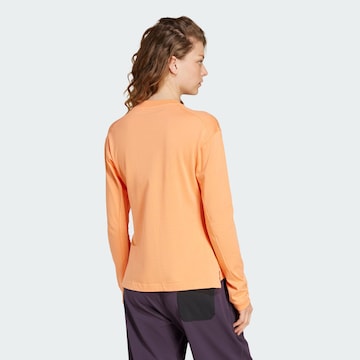 ADIDAS TERREX Performance shirt 'Xploric' in Orange