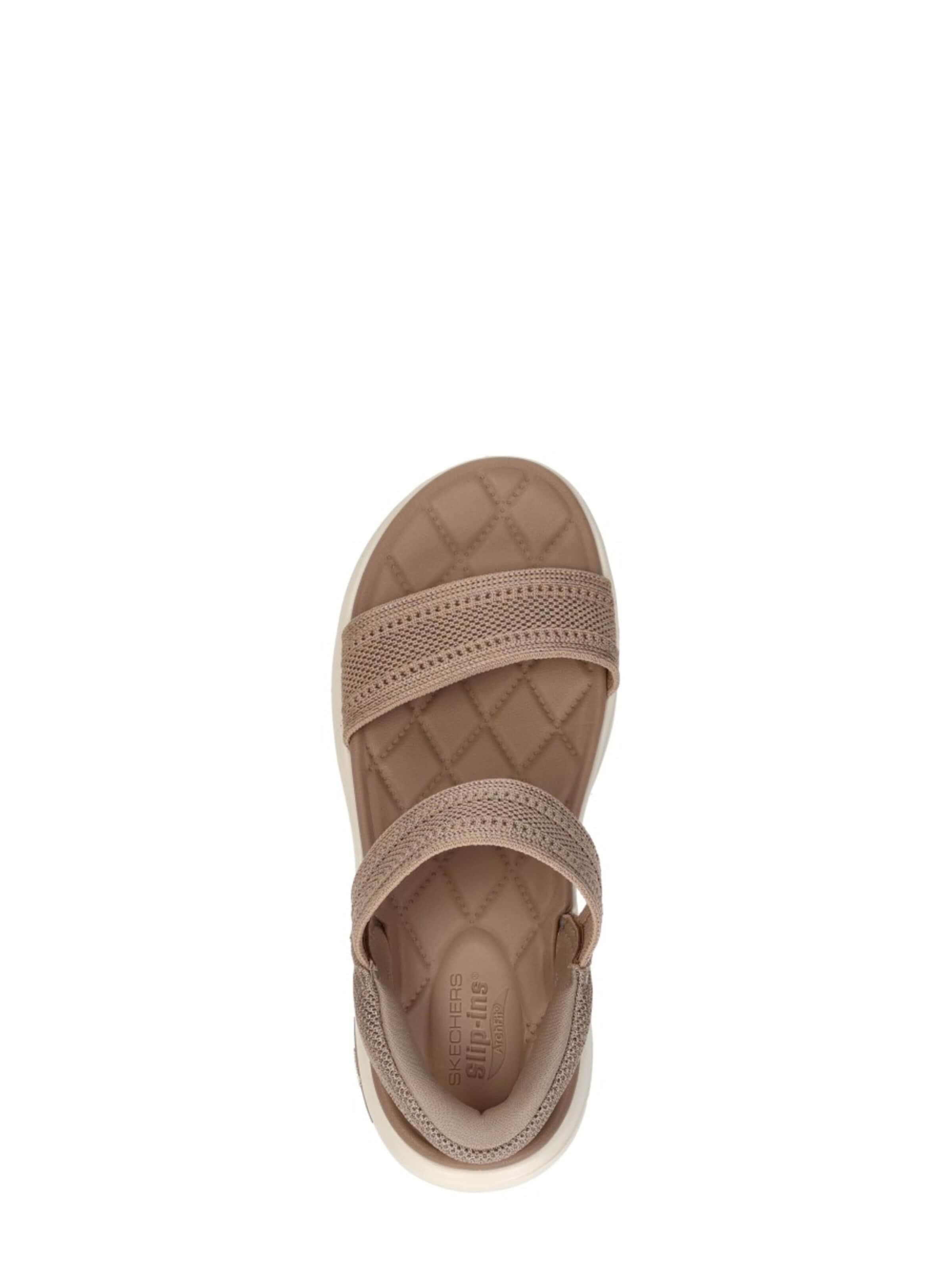 SKECHERS Sandaal 'Slip-Ins: Go walk Arch Fit 2.0' in Beige