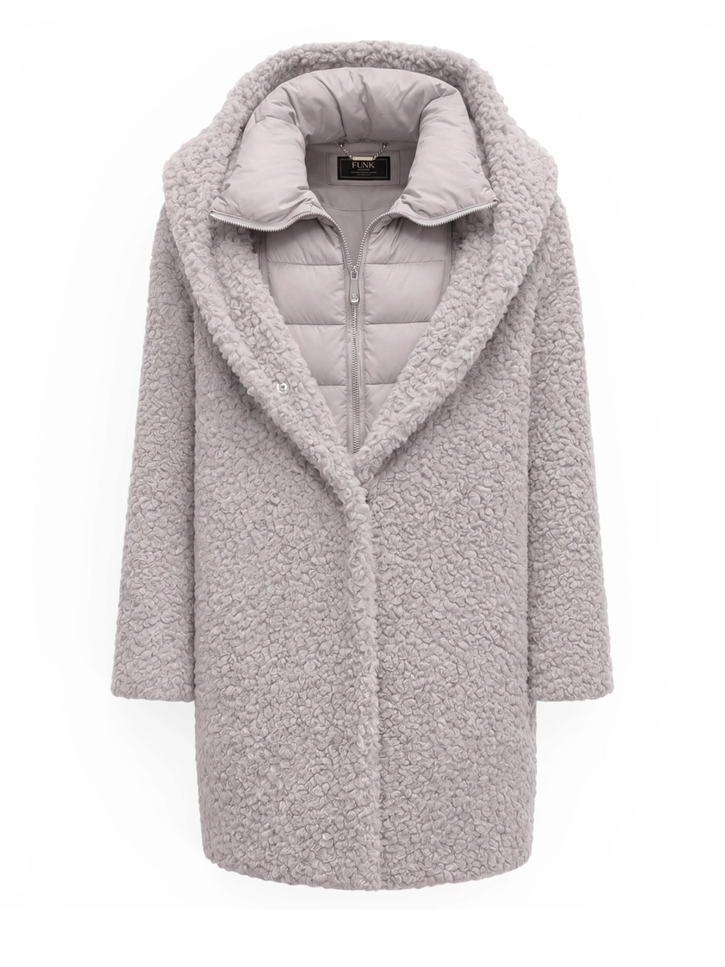 Funk since 1776 Winter Coat in Grey: front