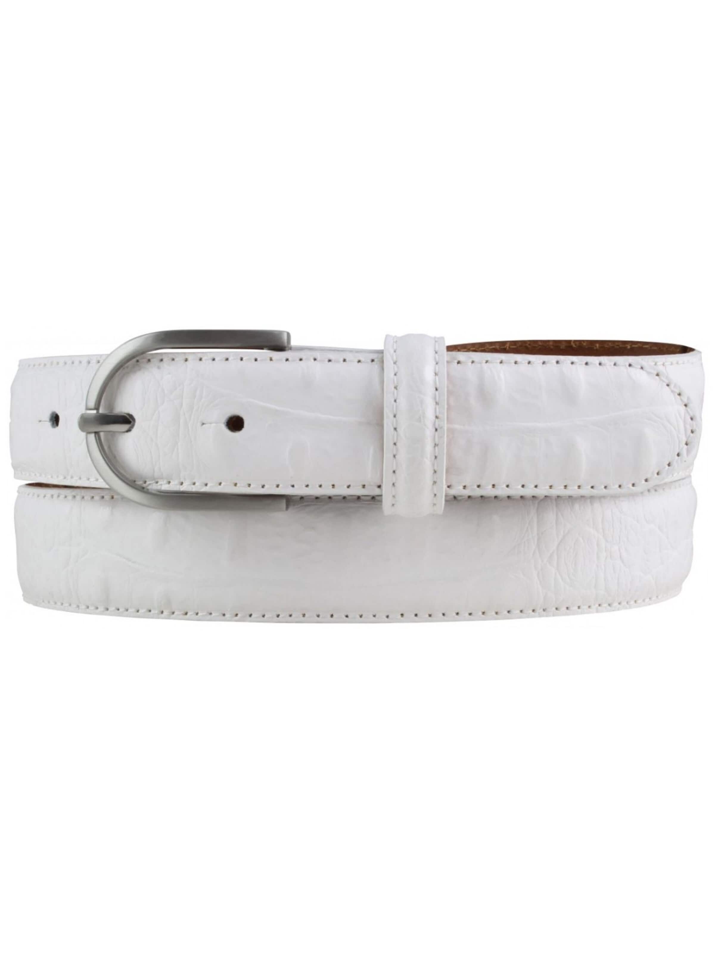 BELTINGER Gürtel 'Beatriceo'‌‌‌‌‌‌‌‌ in Weiß: Vorderseite