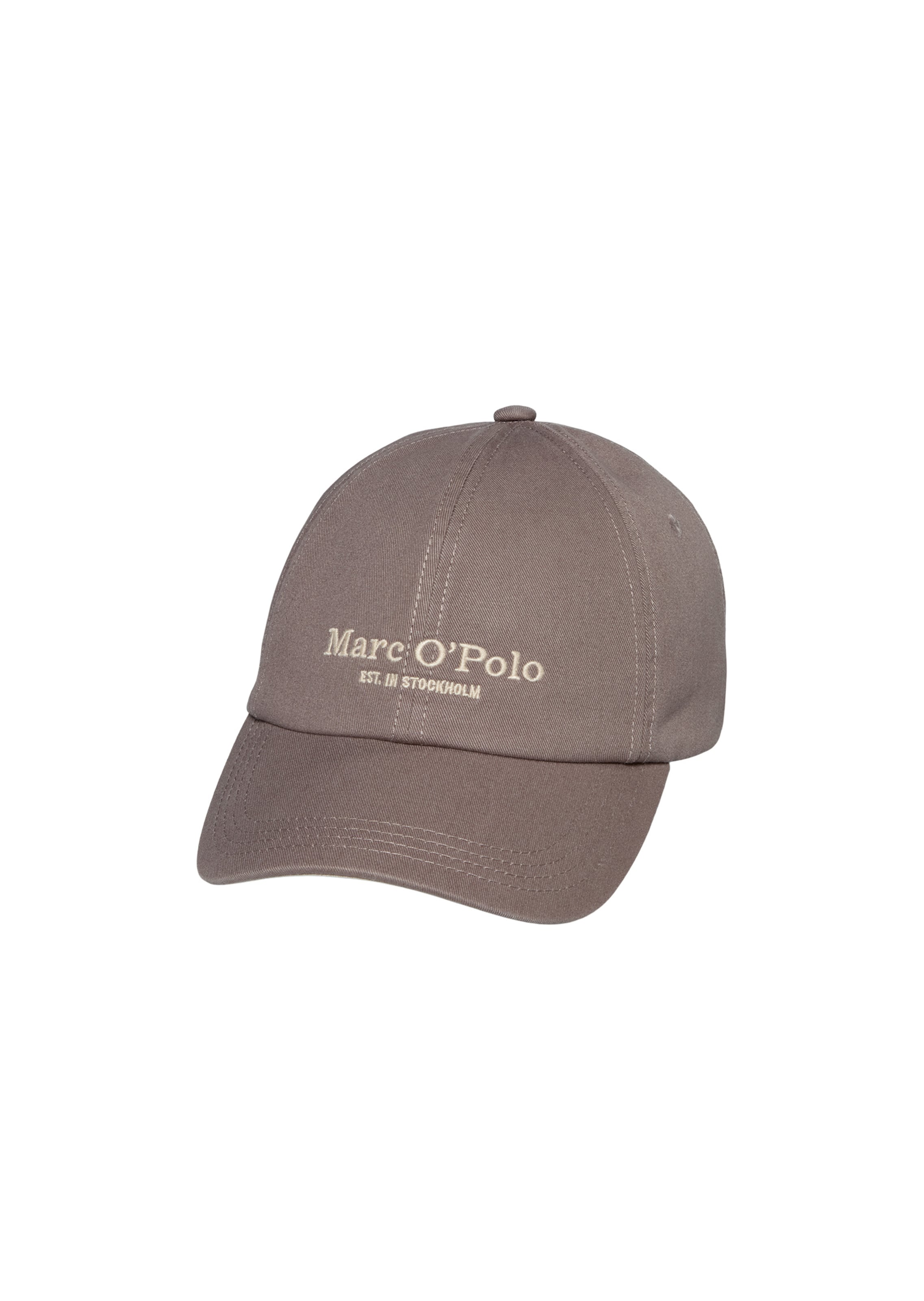 Casquette Marc O'Polo en marron : devant