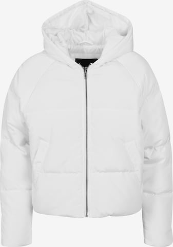 Urban Classics Winter Jacket in White: front