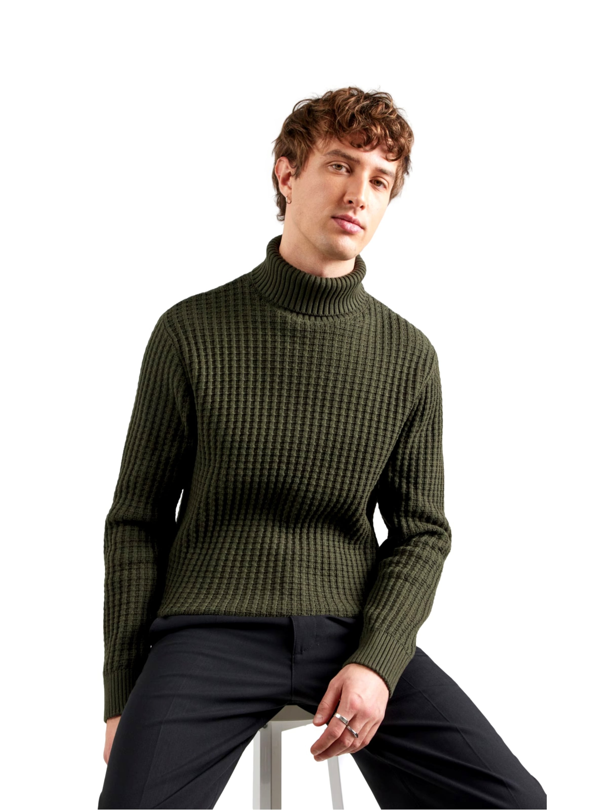 SELECTED Sweater 'SLHTOM' in Green